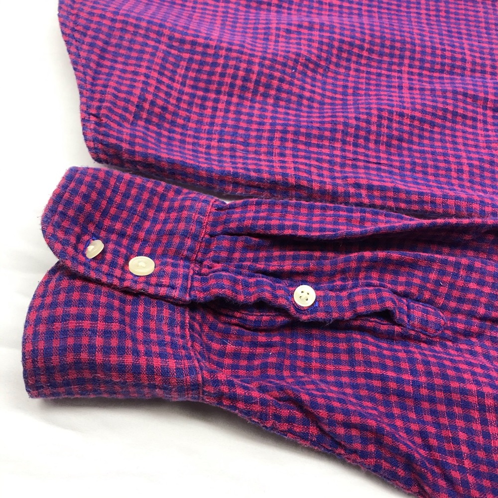 Jcrew Flannel Gingham Button Down Shirt - image 8